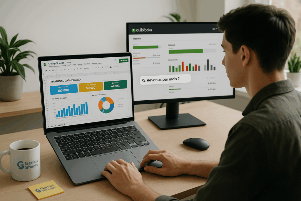 Genius Sheets de QuickBooks à Google Sheets
