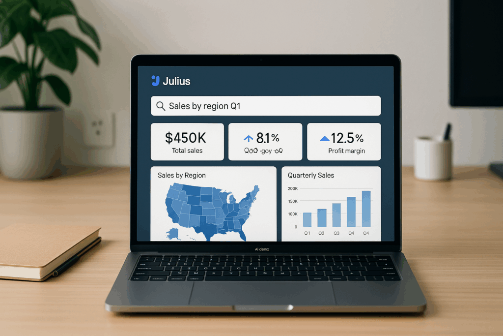 Julius AI l’analyse de données réinventée